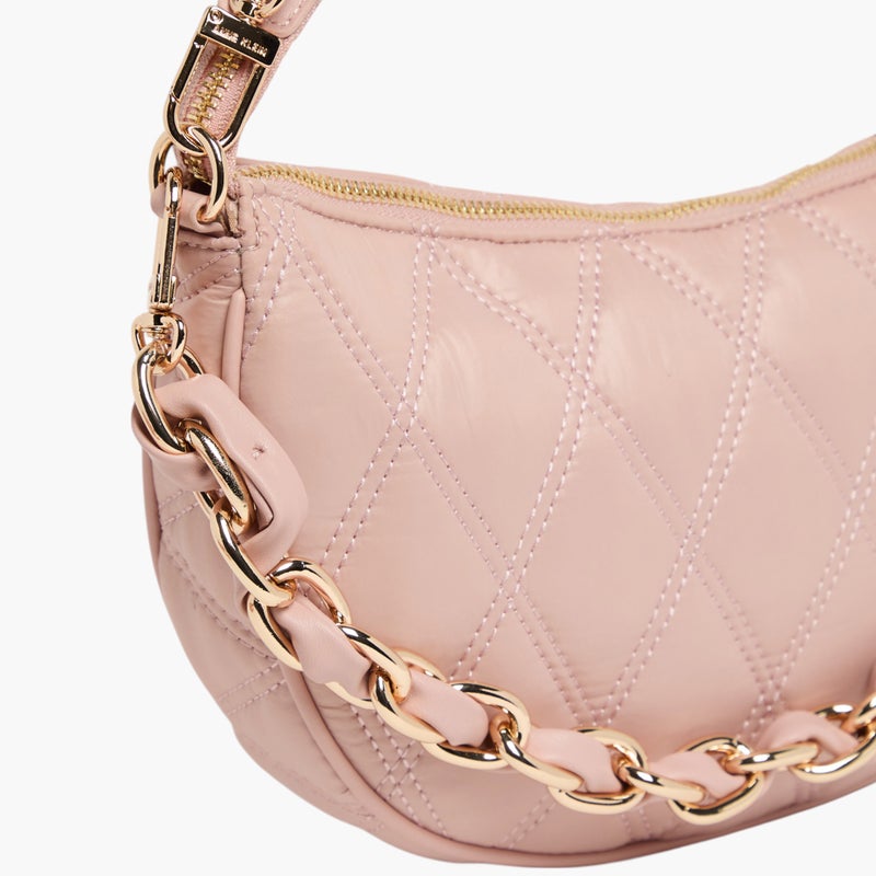 ANNE KLEIN Quilted Pink Shoulder Bag for Women - Image 4